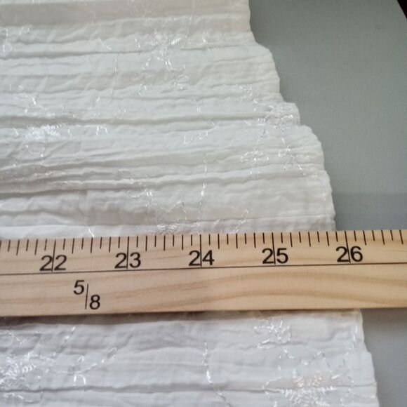 Unbranded Womens Medium White 3/sleeve‎ Buton Up Blouse Floral - Picture 13 of 16